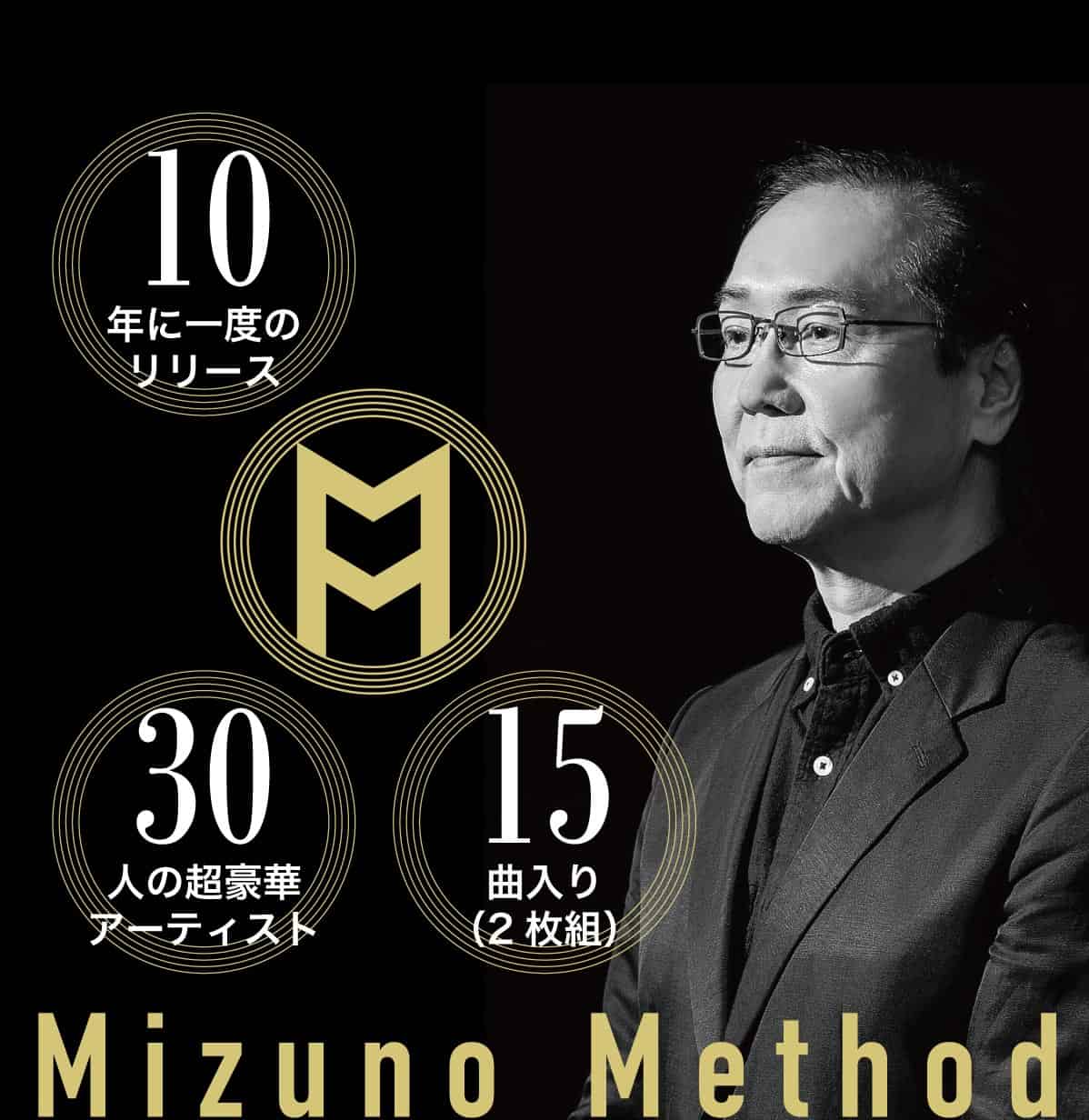村上ポンタ秀一、川口千里など有名アーティスト30名参加の話題作MIZUNO METHOD